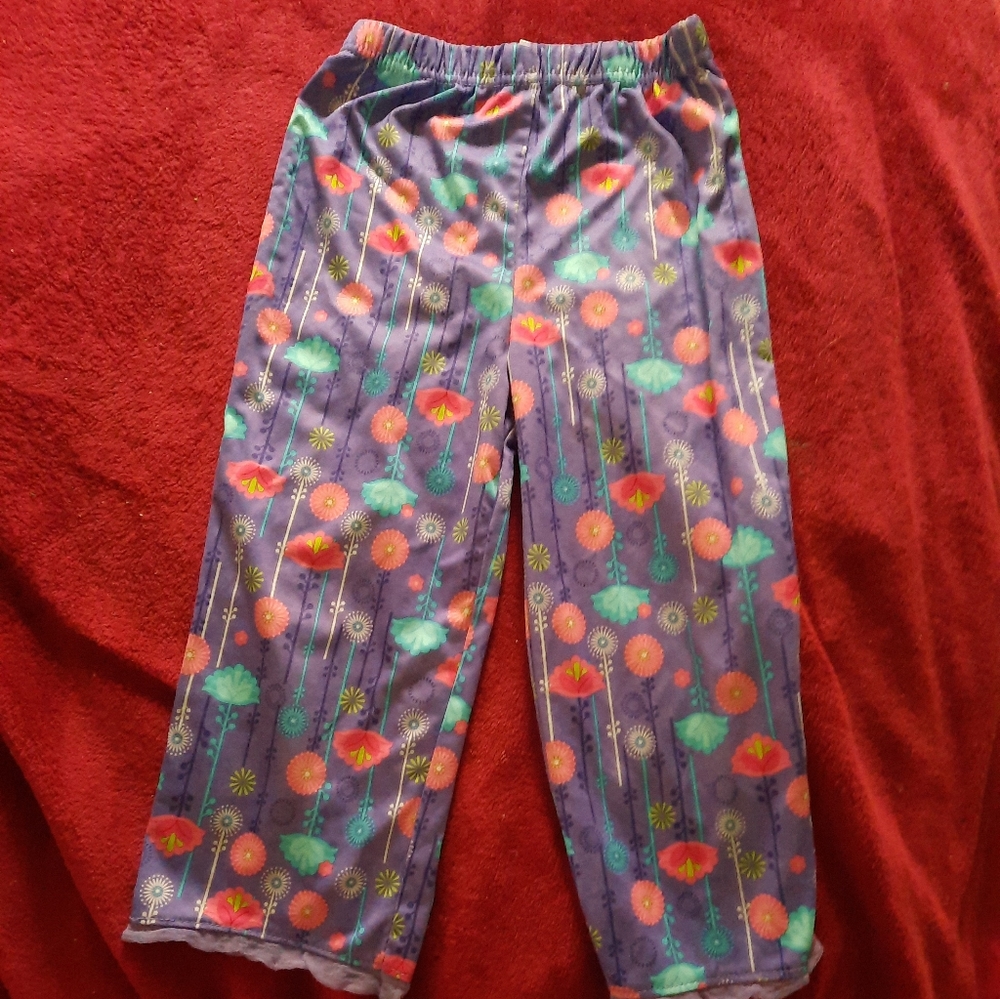 Girls - 4T - Pajama Pants - Loungewear- Sleep Pants - Cute - Purple